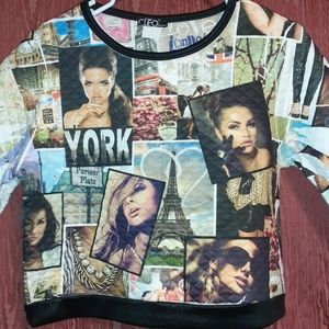 CLEO APPAREL GLAMOUR PHOTOS SWEATSHIRT LIKE SHIRT